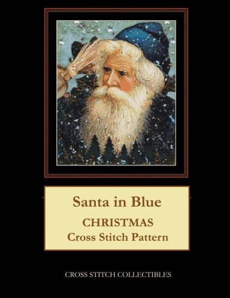 Cover for Kathleen George · Santa in Blue: Christmas Cross Stitch Pattern (Paperback Bog) (2021)