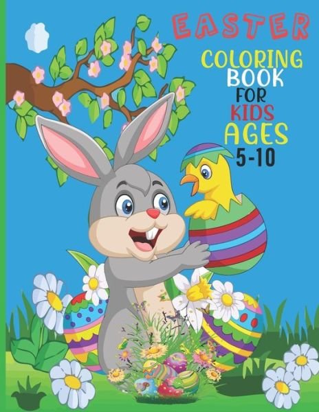 Cover for Ayra Book Shop · Easter Coloring Book For Kids Ages 5-10 (Pocketbok) (2021)