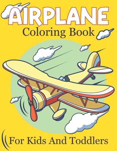 Cover for Rare Bird Books · Airplane Coloring Book For Kids And Toddlers (Pocketbok) (2021)