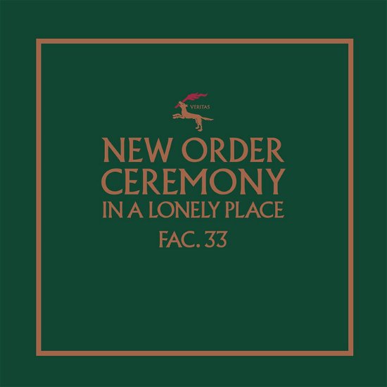 Cover for New Order · Ceremony (Version 1) (12&quot;) [Limited edition] (2019)