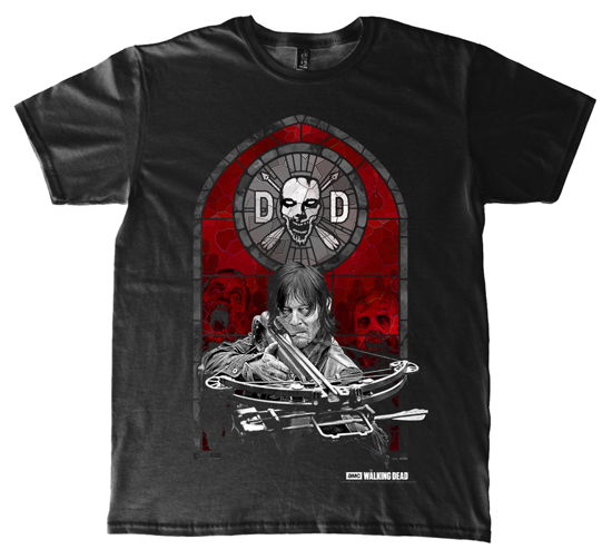 Cover for The Walking Dead · Stained Glass (T-shirt) [size XL] [Black edition] (2016)