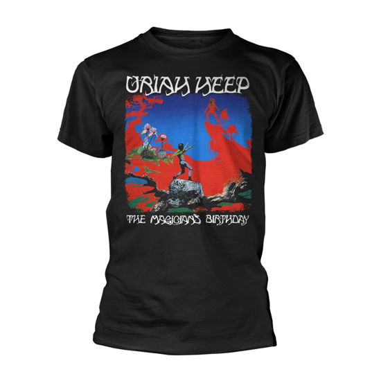 Cover for Uriah Heep · The Magicians Birthday (Black) (T-shirt) [size XL] [Black edition] (2018)