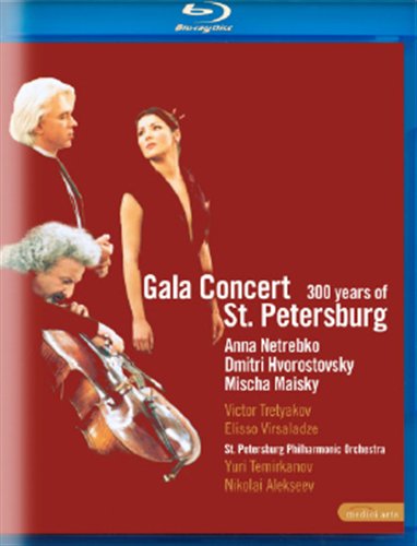 Cover for Anna Netrebko · Gala Concert - 300 Years of St. Petersburg (Blu-Ray) (2009)