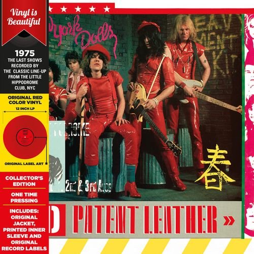 Cover for New York Dolls · Red Patent Leather (Red Vinyl) (LP) [Limited edition] (2022)