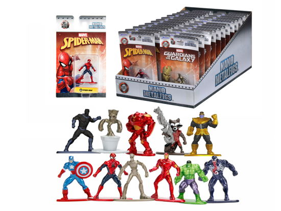 Marvel Nano Metalfigs Diecast Minifiguren 4 cm Sor - Marvel: Jada Toys - Merchandise -  - 4006333065040 - March 14, 2024