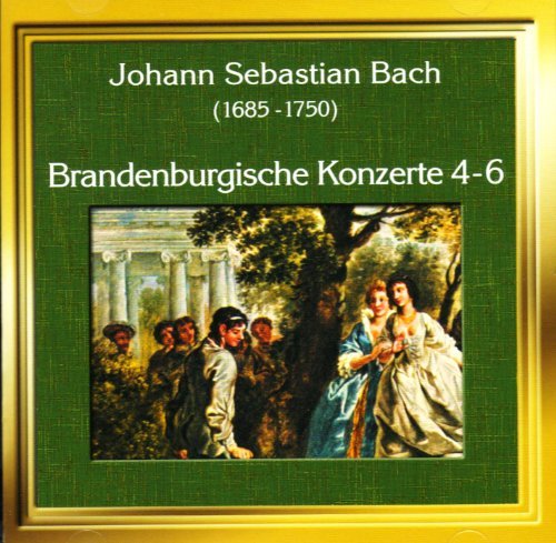 Cover for Bach / Baroque Studio Orch / Jaccottet · Brandenburg Ctos 4-6 (CD) (1995)
