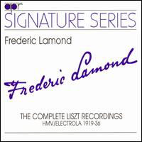 Cover for Frederic Lamond · Complete Hmv Recordings (CD) (1995)