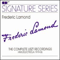 Cover for Various Artists · Frederic Lamondliszt Records (CD) (2001)