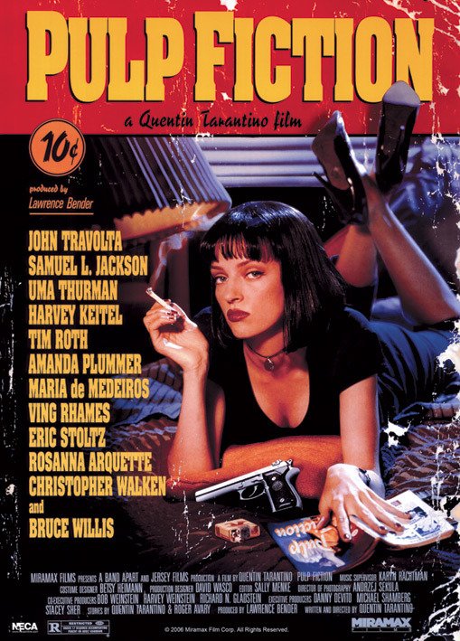 Pulp Fiction - Cover (poster 100x140 Cm) - Pulp Fiction - Merchandise -  - 5050293510040 - 
