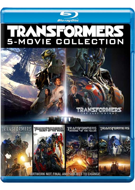 Transformers 5 movie shop collection blu ray