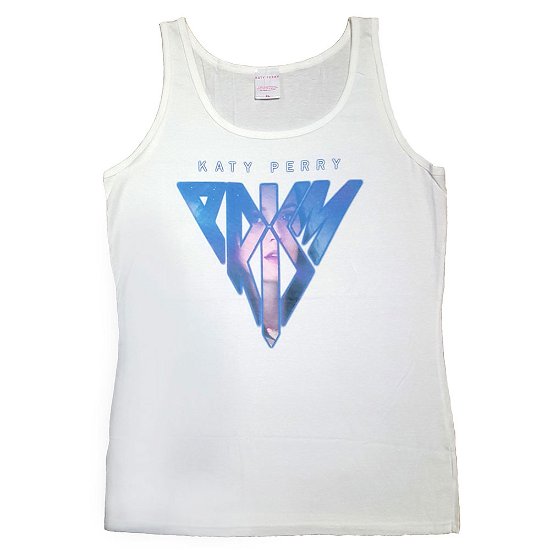 Cover for Katy Perry · Katy Perry Ladies Vest T-Shirt: Reflection (T-shirt) [size M] [White - Ladies edition]