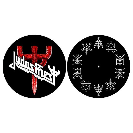 Cover for Judas Priest · Judas Priest Turntable Slipmat Set: Firepower (Vinyl Accessory)