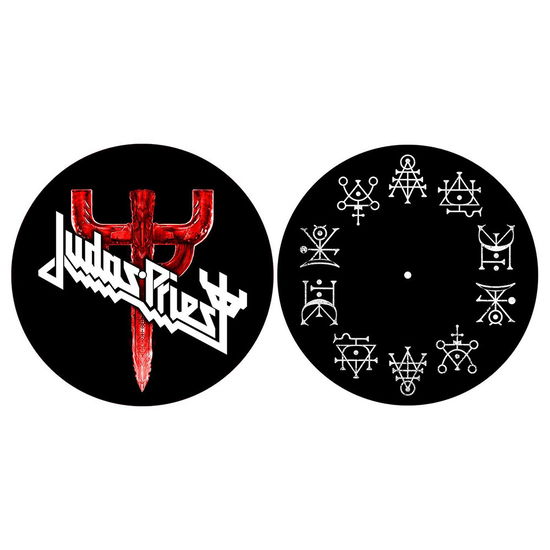 Cover for Judas Priest · Judas Priest Turntable Slipmat Set: Firepower (Vinyl Accessory)