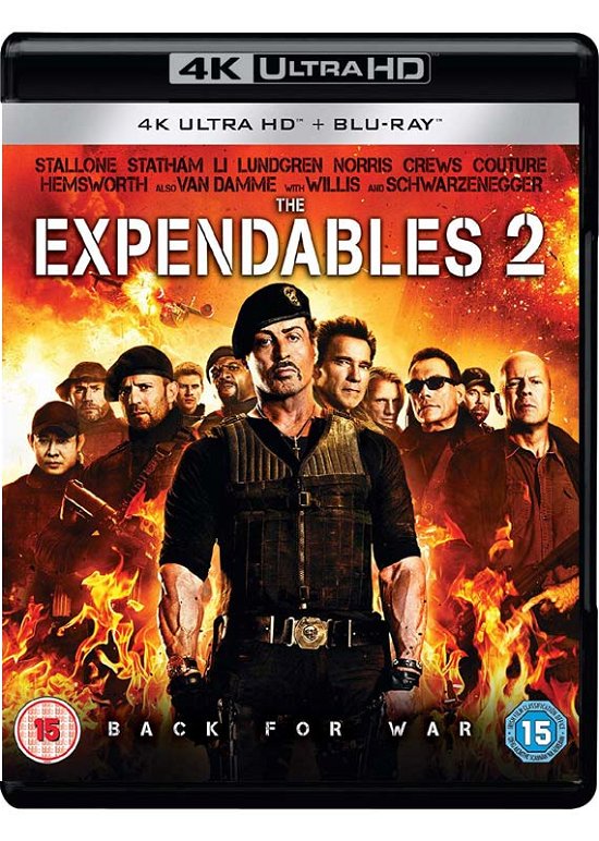 The Expendables 2 - Fox - Filmes - Lionsgate - 5055761913040 - 15 de outubro de 2018
