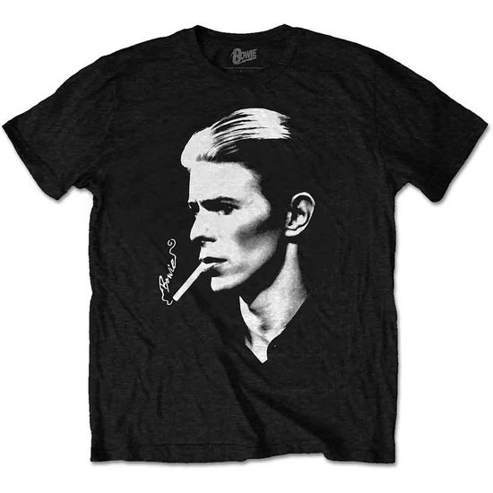 Cover for David Bowie · David Bowie Unisex T-Shirt: Smoke (T-shirt) [size M] [Black - Unisex edition]