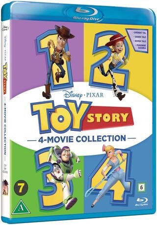 Cover for Toy Story 1-4 (Blu-ray) (2019)