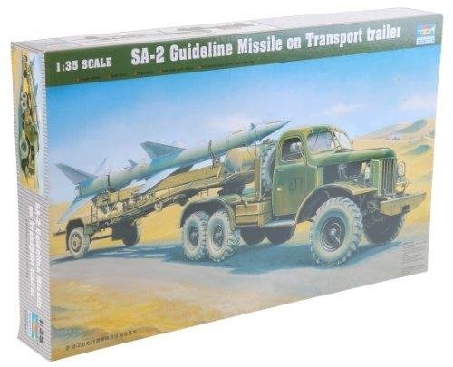 Cover for Trumpeter · 1/35 Sa-2 Guideline Missile On Transport Trailer (Legetøj)