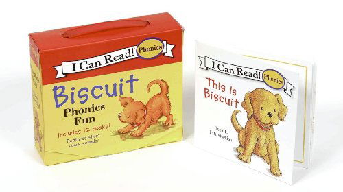 Cover for Alyssa Satin Capucilli · Biscuit 12-Book Phonics Fun!: Includes 12 Mini-Books Featuring Short and Long Vowel Sounds - My First I Can Read (Paperback Book) [Box edition] (2008)