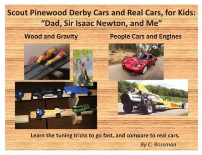 Cover for Court E. Rossman · Scout Pinewood Derby Cars and Real Cars, for Kids (Book) (2021)