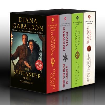 Cover for Diana Gabaldon · Outlander Volumes 5-8 (4-Book Boxed Set): The Fiery Cross, A Breath of Snow and Ashes, An Echo in the Bone, Written in My Own Heart's Blood (Book) (2021)