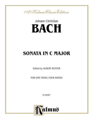 Cover for Johann Christian Bach · Sonata in C Major (Paperback Bog) [Kalmus edition] (1985)