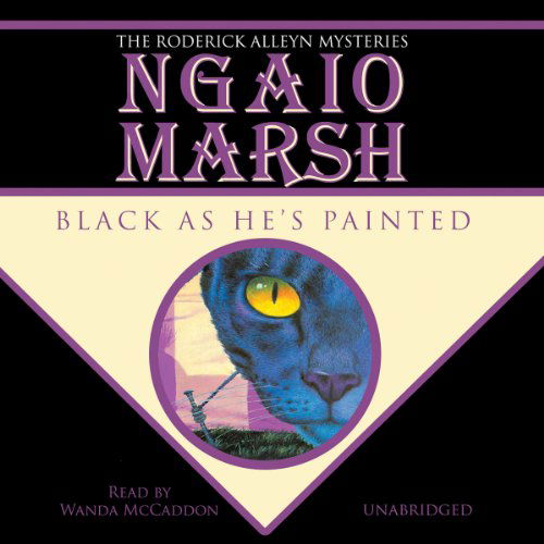 Cover for Ngaio Marsh · Black As He's Painted (A Roderick Alleyn Mystery) (Library Edition) (Alleyn Mysteries) (Lydbog (CD)) [Library, Unabridged edition] (2001)