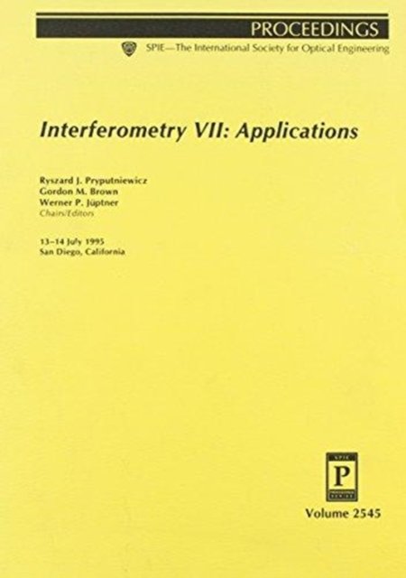 Cover for Brown · Interferometry Vii Applications (Hardcover Book) (2006)