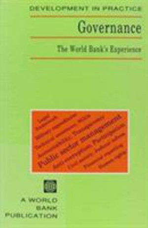 Cover for World Bank Group · Governance: the World Bank's Experience (Paperback Book) (1994)