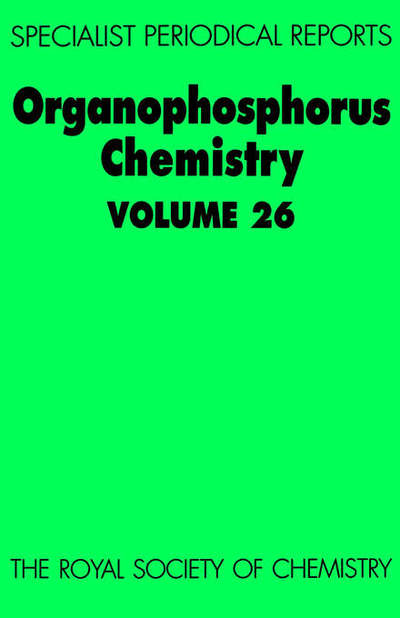 Cover for Royal Society of Chemistry · Organophosphorus Chemistry: Volume 26 - Specialist Periodical Reports (Inbunden Bok) (1995)