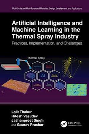 Cover for Thakur, Lalit (NIT Kurukshetra, India) · Artificial Intelligence and Machine Learning in the Thermal Spray Industry: Practices, Implementation, and Challenges - Multi-Scale and Multi-Functional Materials (Paperback Bog) (2025)