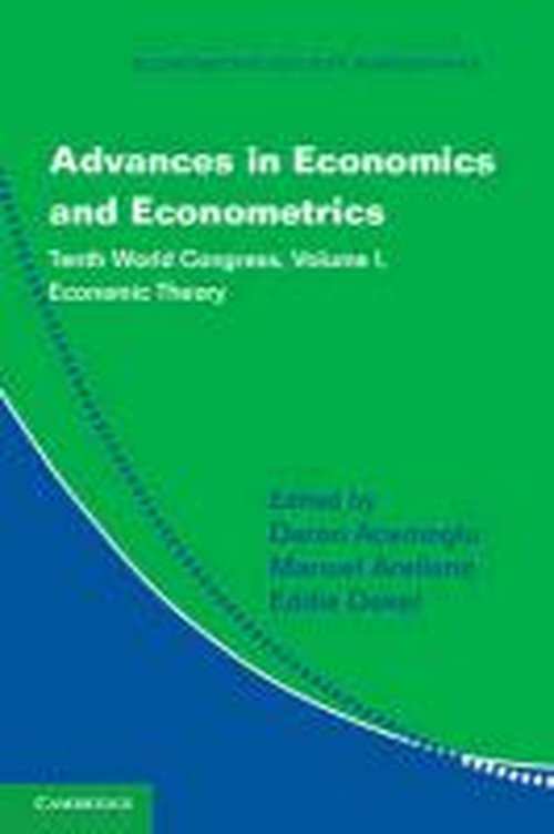Cover for Daron Acemoglu · Advances in Economics and Econometrics: Tenth World Congress - Econometric Society Monographs (Hardcover Book) (2013)