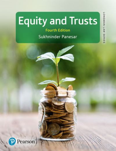 Cover for Sukhninder Panesar · Equity and Trusts - Longman Law Series (Paperback Book) (2020)