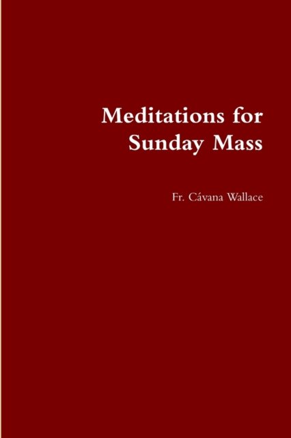 Cover for Fr Cavana Wallace · Meditations for Sunday Mass (Paperback Book) (2015)