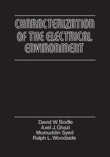Cover for David Bodle · Characterization of the Electrical Environment (Paperback Book) (1976)