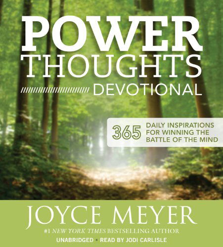 Cover for Joyce Meyer · Power Thoughts Devotional: 365 Daily Inspirations for Winning the Battle of the Mind (Audiobook (CD)) [Unabridged edition] (2013)