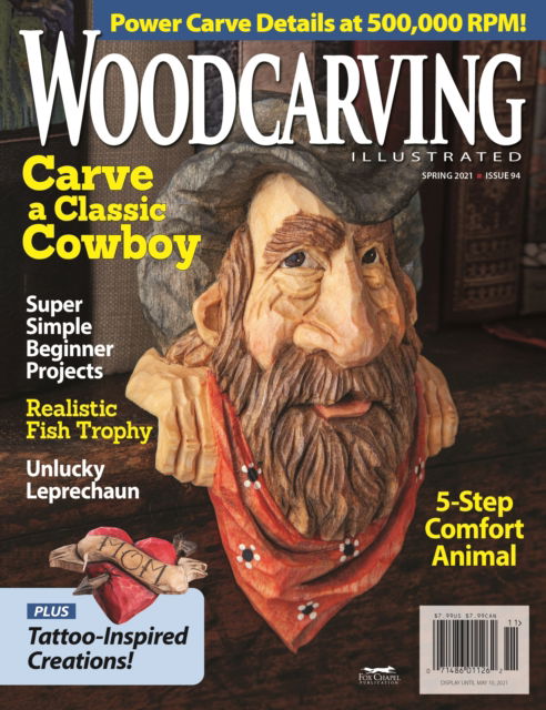 Cover for Editors of Woodcarving Illustrated · Woodcarving Illustrated Issue 94 Spring 2021 (Book) (2021)