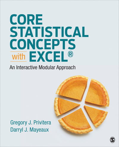 Cover for Gregory J. Privitera · Core Statistical Concepts with Excel® (Book) (2019)