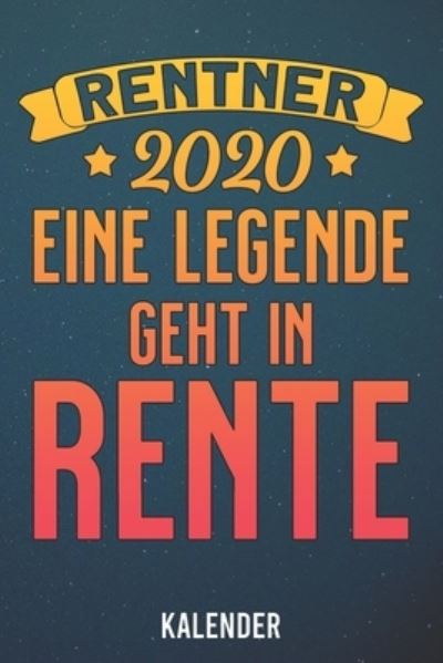 Cover for Rentner Und Rentnerin Kalender Shop · Kalender (Taschenbuch) (2020)