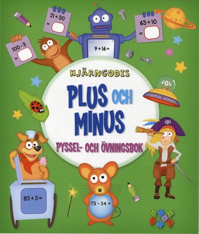 Cover for Hjärngodis: Plus och minus (Book) (2019)