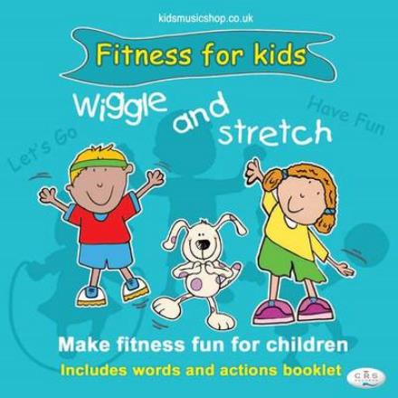 Cover for Wiggle and Stretch: Fitness for Kids (Hörbok (CD)) (2015)