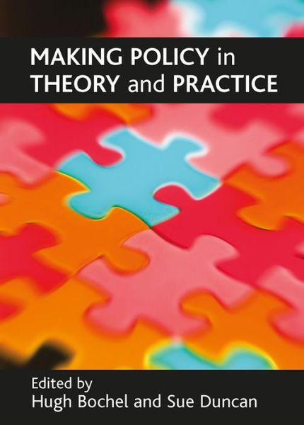 Cover for Making policy in theory and practice (Hardcover Book) (2007)
