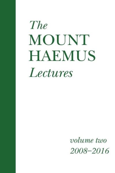 Cover for Julian Barker · The Mount Haemus Lectures Volume 2 (Paperback Book) (2016)