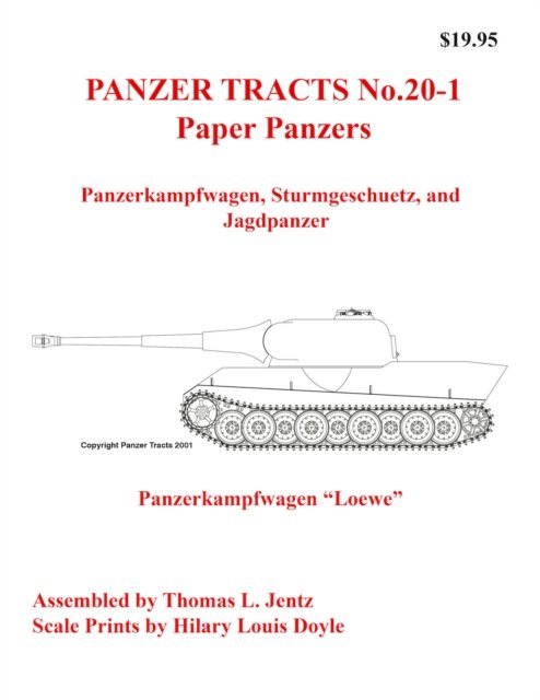 Cover for Thomas Jentz · Panzer Tracts No.20-1: Paper Panzers (Paperback Book) (2013)