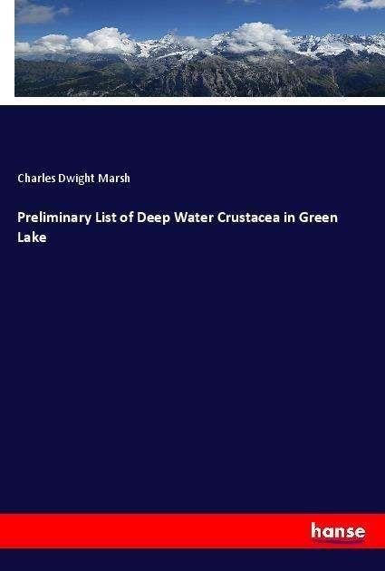 Preliminary List of Deep Water Cr - Marsh - Bøger -  - 9783337583040 - 