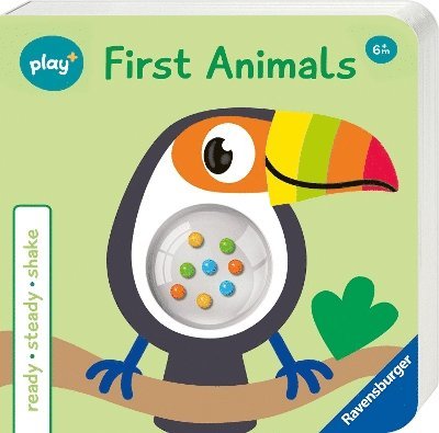 Cover for Dynamo Limited · Ravensburger Play+ Infant &amp; Toddler - Ready, Steady Shake: First Animals - Play+ (Board book) [1. Aufl. edition] (2024)