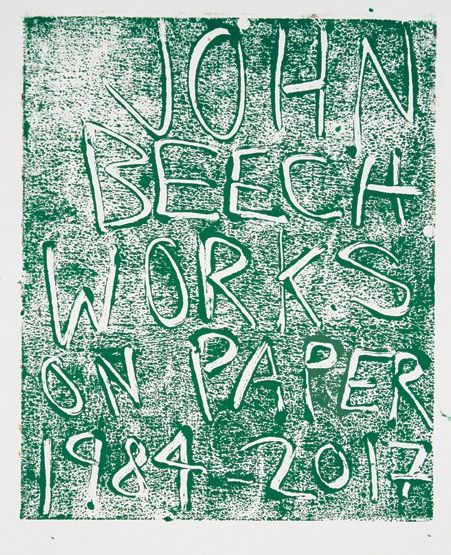 Cover for John Beech · John Beech: Works on Paper 1984-2017 (Paperback Book) (2017)