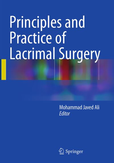 Cover for Principles and Practice of Lacrimal Surgery (Paperback Book) [Softcover reprint of the original 1st ed. 2015 edition] (2016)
