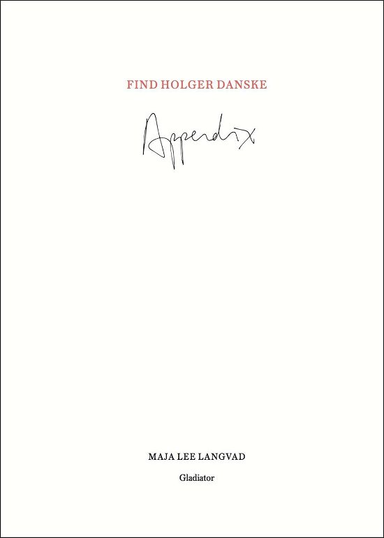 Cover for Maja Lee Langvad · Find Holger Danske Appendix (Hæftet bog) [1. udgave] (2014)