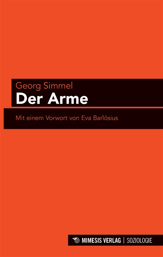 Cover for Georg Simmel · Der Arme (Paperback Book) (2019)
