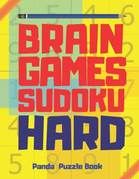 Brain Games Sudoku Book Hard - Panda Puzzle Book - Książki - Independently Published - 9798600524040 - 18 stycznia 2020